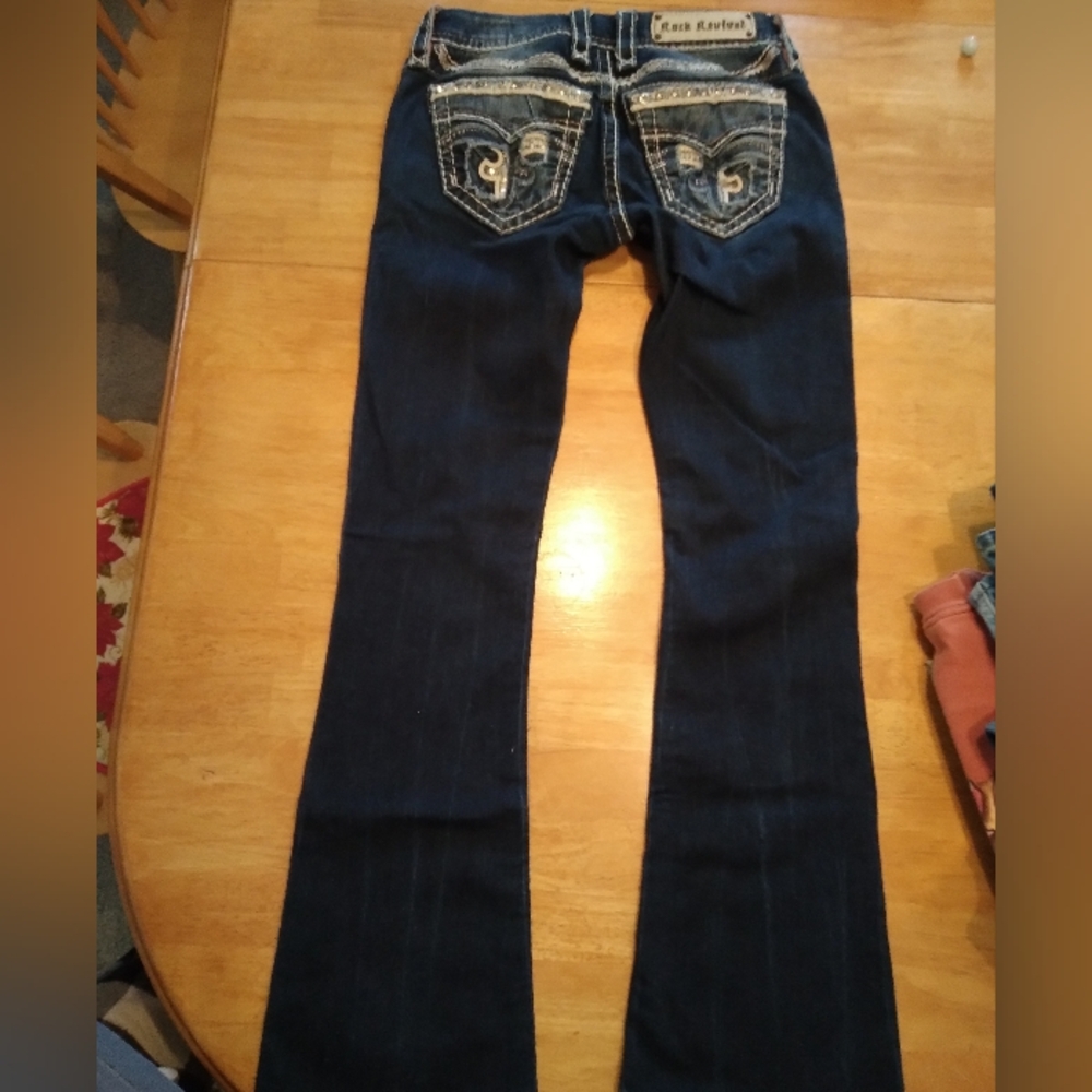 Rock Revival Dark Blue Boot Cut Jeans